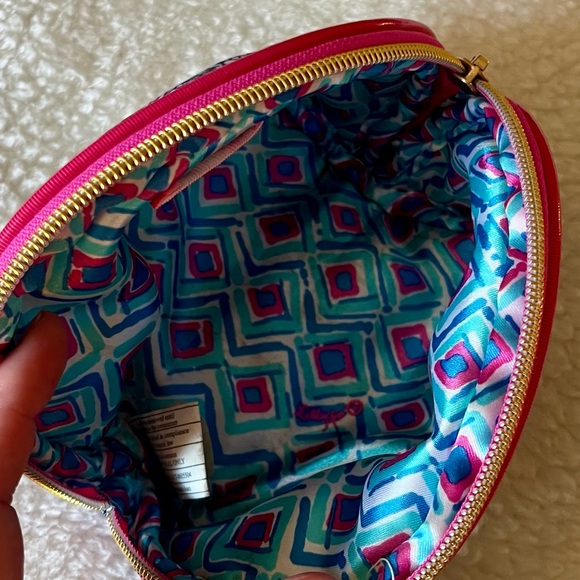Lilly Pulitzer for Target Blue and White Cosmetic Bag - Picture 2 of 6